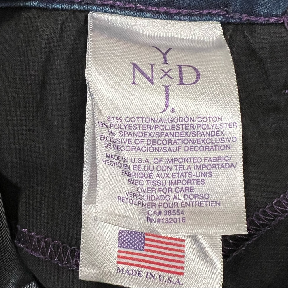NYDJ women's jeans leggings‎ dark wash size 6 stretch USA made - Picture 7 of 14
